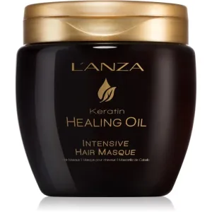 L'anza Keratin Healing Oil Intensive Hair Masque masque nourrissant pour des cheveux lisses et brillants 210 ml