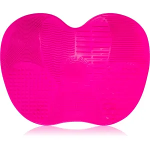 Lash Brow Silicone Make-up Brush Wash Matte Pink tapis de nettoyage pour brosses de maquillage taille XL 1 pcs