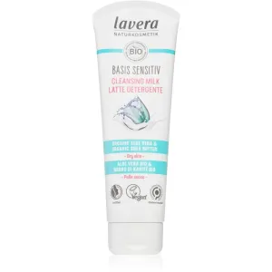 Lavera Basis Sensitiv lait nettoyant visage pour peaux sèches 125 ml