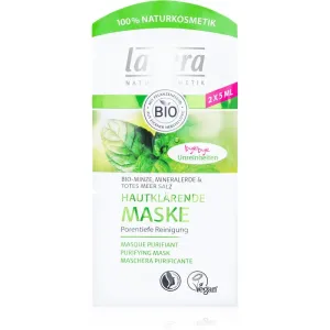 Lavera Bio Mint masque purifiant en profondeur 2x5 ml