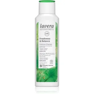 Lavera Freshness & Balance shampoing rafraîchissant pour cheveux et cuir chevelu gras 250 ml