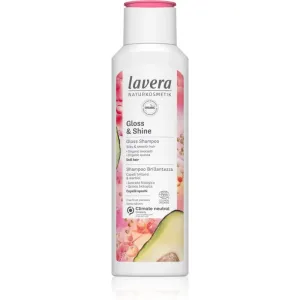 Lavera Gloss & Shine shampoing nettoyant doux pour des cheveux brillants et doux 250 ml