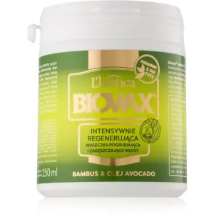 L’biotica Biovax Bamboo & Avocado Oil masque régénérant pour cheveux 250 ml #113324