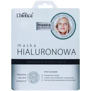 L’biotica Masks Hyaluronic Acid masque tissu hydratant et lissant 23 ml #108640