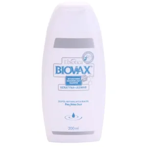 L’biotica Biovax Keratin & Silk shampoing fortifiant au complexe à la kératine 200 ml