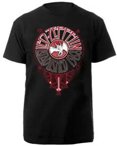 Led Zeppelin T-shirt Deco Circle Black XL #25256