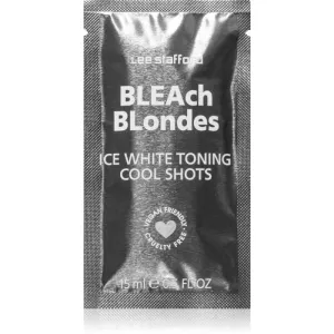 Lee Stafford Bleach Blondes Ice White cure intense pour cheveux blonds et gris 4x15 ml