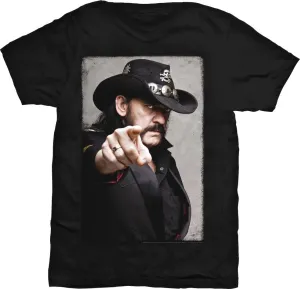 Lemmy Kilmister T-shirt Pointing Photo Men Black L