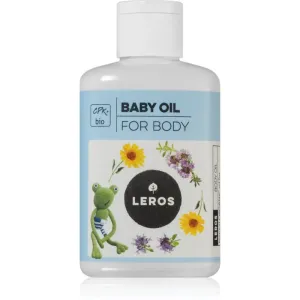 Leros BIO Baby oil wild thyme & marigold huile de massage pour la peau de l'enfant 100 ml