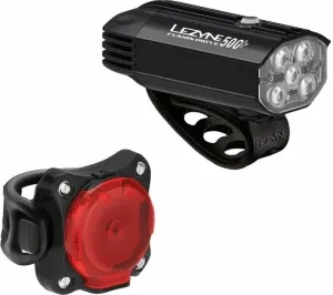 Lezyne Fusion Drive 500+/Zecto Drive 200+ Pair Satin Black/Black Front 500 lm / Rear 200 lm Éclairage de vélo