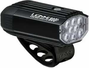 Lezyne Micro Drive 800+ Front 800 lm Satin Black Avant Éclairage de vélo