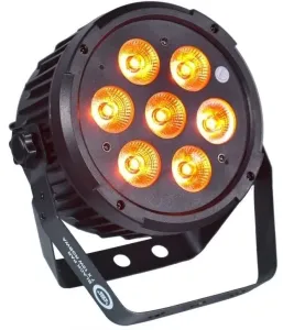 Light4Me Black Par 7X10W RGBWa LED LED PAR