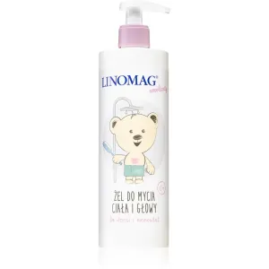 Linomag Emolienty Shampoo & Shower Gel gel de douche et shampoing 2 en 1 pour bébé 400 ml