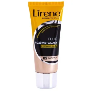Lirene Vitamin C fond de teint fluide illuminateur pour un effet longue tenue teinte 02 Natural 30 ml