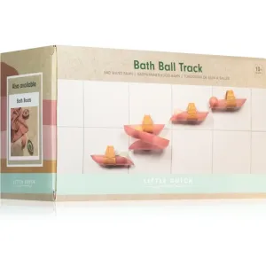 Little Dutch Bath Ball Track Pink circuits à billes conçu pour les baignoires 10 m+ 8 pcs