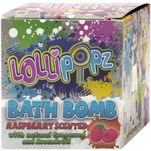 Lollipopz Bath Bath Bomb boule de bain effervescente pour enfant Raspberry 165 g