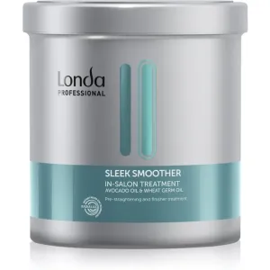 Londa Professional Sleek Smoother In-Salon Treatment masque hydratant et lissant pour cheveux indisciplinés et frisottis 750 ml