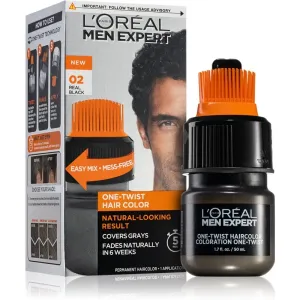 L’Oréal Paris Men Expert One Twist coloration cheveux avec applicateur pour homme 02 Real Black