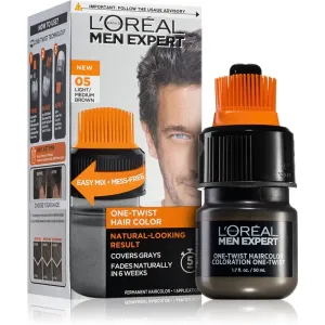 L’Oréal Paris Men Expert One Twist coloration cheveux avec applicateur pour homme 05 Light Medium Brown 1 pcs