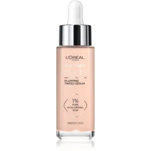 L’Oréal Paris True Match Nude Plumping Tinted Serum sérum pour un teint unifié teinte 1-2 Rosy Light 30 ml
