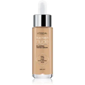L’Oréal Paris True Match Nude Plumping Tinted Serum sérum pour un teint unifié teinte 2-3 Light 30 ml
