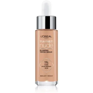 L’Oréal Paris Accord Parfait Nude Plumping Tinted Serum sérum pour un teint unifié teinte 3-4 Light Medium 30 ml