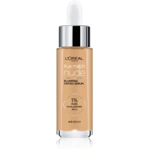 L’Oréal Paris True Match Nude Plumping Tinted Serum sérum pour un teint unifié teinte 4-5 Medium 30 ml