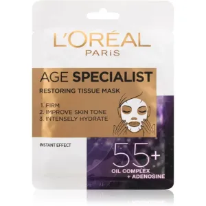L’Oréal Paris Age Specialist 55+ masque tissu lifting intense et éclat