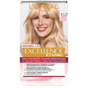 L’Oréal Paris Excellence Creme coloration cheveux teinte 10.21 Very Light Pearl Blonde 1 pcs
