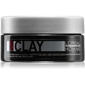 L’Oréal Professionnel Homme 5 Force Clay argile texturisante fixation forte 50 ml #101642