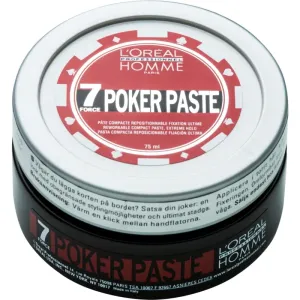 L’Oréal Professionnel Homme 7 Poker pâte modelante fixation extra forte 75 ml