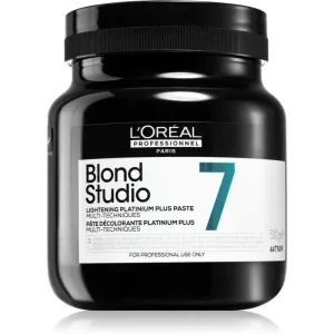L’Oréal Professionnel Blond Studio Platinium Plus crème éclaircissante pour cheveux naturels ou colorés 500 g