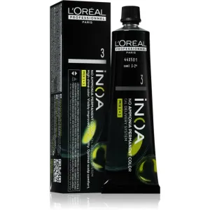 L’Oréal Professionnel Inoa coloration cheveux permanente sans ammoniaque teinte 3 60 ml