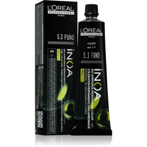 L’Oréal Professionnel Inoa coloration cheveux permanente sans ammoniaque teinte 5.3 FUNDAMENTAL 60 ml