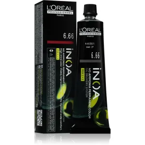 L’Oréal Professionnel Inoa coloration cheveux permanente sans ammoniaque teinte 6.66 CARMILANE 60 ml