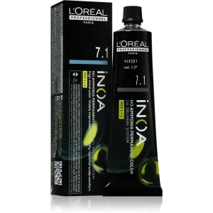 L’Oréal Professionnel Inoa coloration cheveux permanente sans ammoniaque teinte 7.1 60 ml
