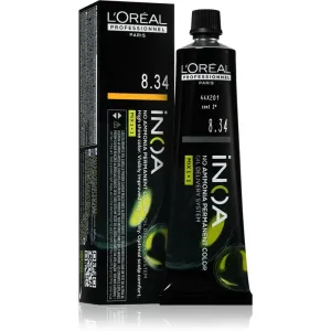 L’Oréal Professionnel Inoa coloration cheveux permanente sans ammoniaque teinte 8.34 60 ml