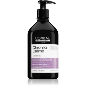 L’Oréal Professionnel Serie Expert Chroma Crème shampoing neutralisant les reflets jaunes pour cheveux blonds 500 ml