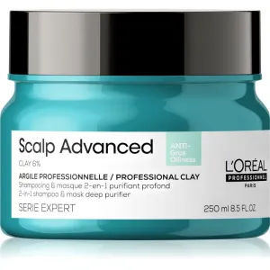 L’Oréal Professionnel Serie Expert Scalp Advanced shampoing et masque 2 en 1 pour cheveux et cuir chevelu gras 250 ml
