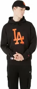 Los Angeles Dodgers MLB Seasonal Team Logo Black/Orange S Sweat à capuche