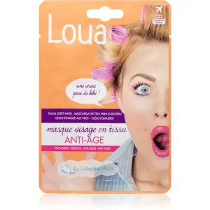 Loua Anti-Aging Face Mask masque en tissu anti-rides 23 ml