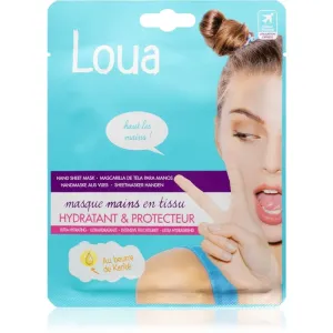 Loua Ulltra-Moisturising Hand Mask masque régénérant mains forme de gants 14 ml