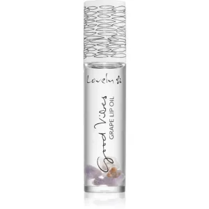 Lovely Good Vibes Roll-on avec cristaux lèvres Grape Oil 6 ml