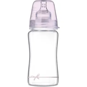 LOVI Baby Shower Girl biberon Glass 250 ml