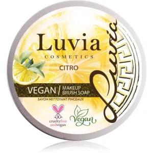 Luvia Cosmetics Brush Soap savon nettoyant pour pinceaux de maquillage avec parfums Citro 100 g