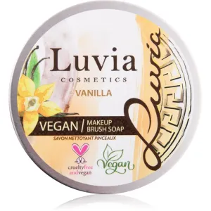 Luvia Cosmetics Brush Soap savon nettoyant pour pinceaux de maquillage avec parfums Vanilla 100 g