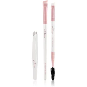 Luvia Cosmetics Prime Vegan Brow Kit kit sourcils Candy (Pearl White / Rose) 3 pcs