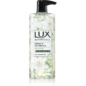 Lux Maxi Freesia & Tea Tree Oil gel de douche avec pompe doseuse 750 ml