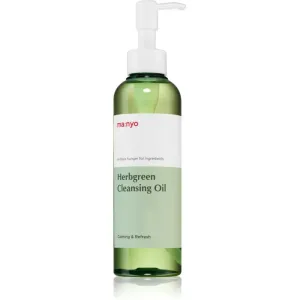 ma:nyo Herbgreen huile nettoyante apaisante pour peaux grasses sujettes à l'acné 200 ml