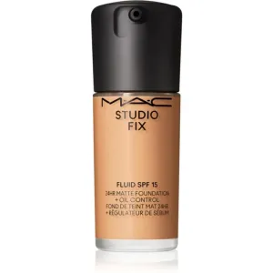 MAC Cosmetics Studio Fix Fluid SPF 15 24HR Matte Foundation + Oil Control fond de teint matifiant SPF 15 teinte NC37 30 ml